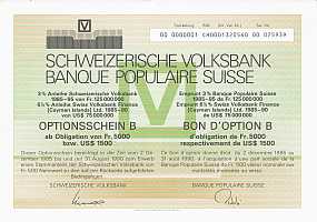 Schweizerische Volksbank -B-