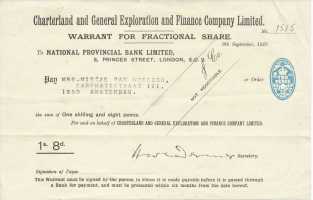 Charterland and General Exploration and Finance Comp.